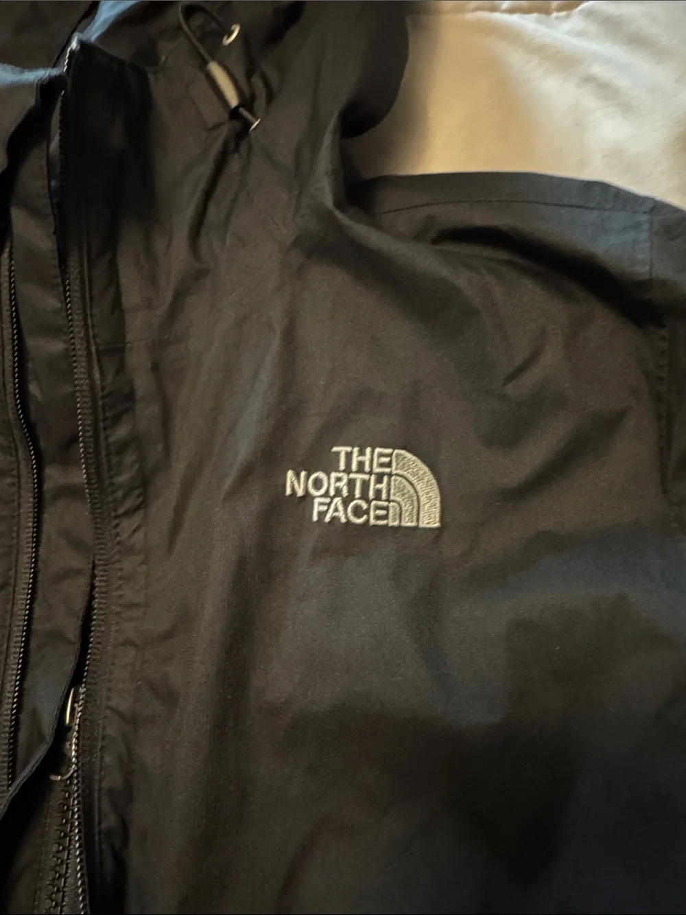 The North Face Black Hooded Raincoat
